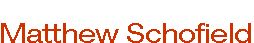 Matthew Schofield